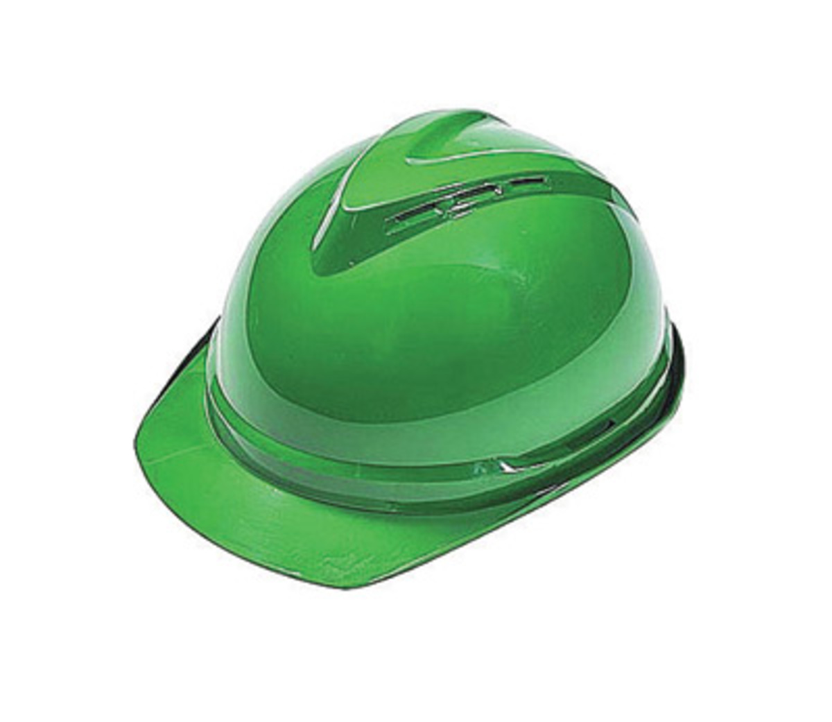 MSA Green Polyethylene Cap Style Hard Hat With Ratchet/6 Point Ratchet Suspension