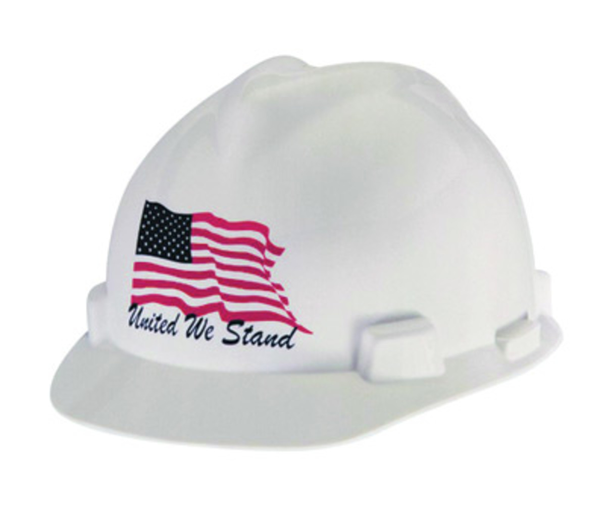 MSA White Polyethylene Cap Style Hard Hat With Ratchet/4 Point Ratchet Suspension