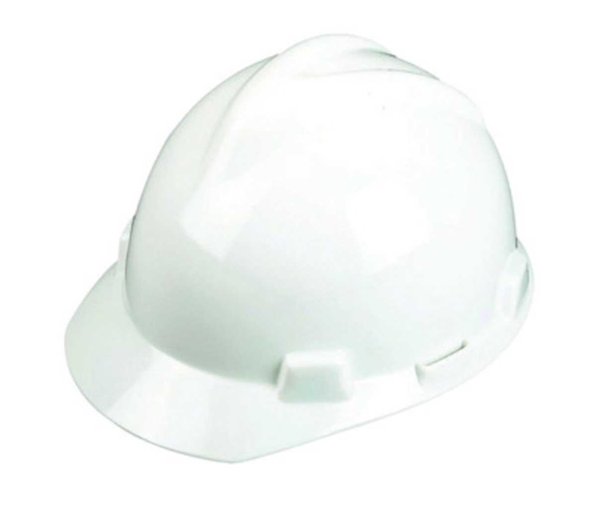 MSA White Polyethylene Cap Style Hard Hat With 1-Touch™ Suspension