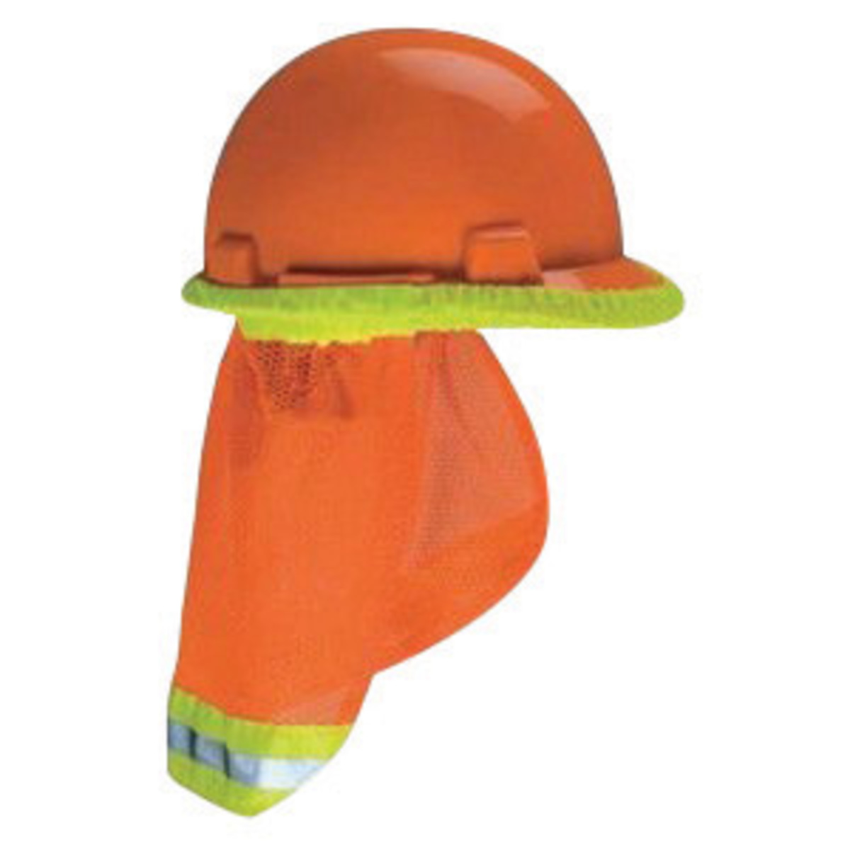 MSA Hi-Viz Orange/Orange Polyester Mesh MSA Sunshield