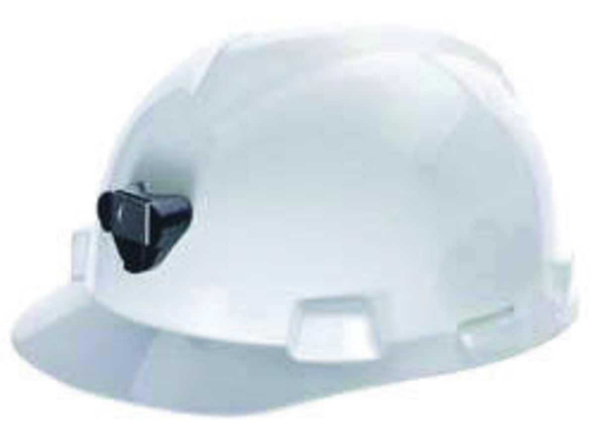MSA White Polyethylene Cap Style Hard Hat With 4 Point Pinlock/Pinlock Suspension