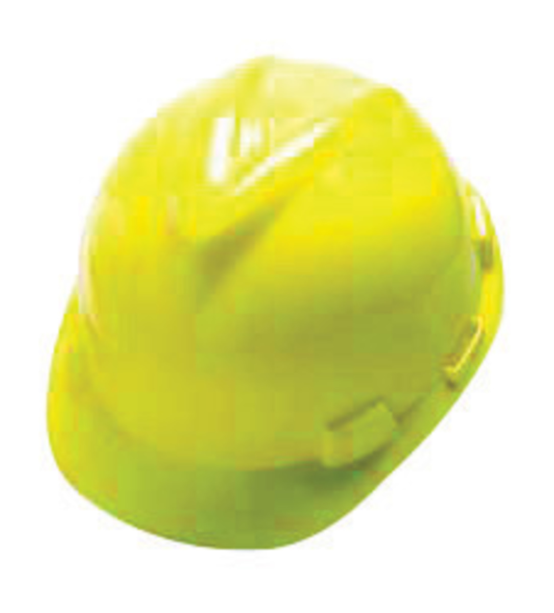 MSA Yellow V-Gard® Polyethylene Cap Style Hard Hat With 4 Point Ratchet/Ratchet Suspension