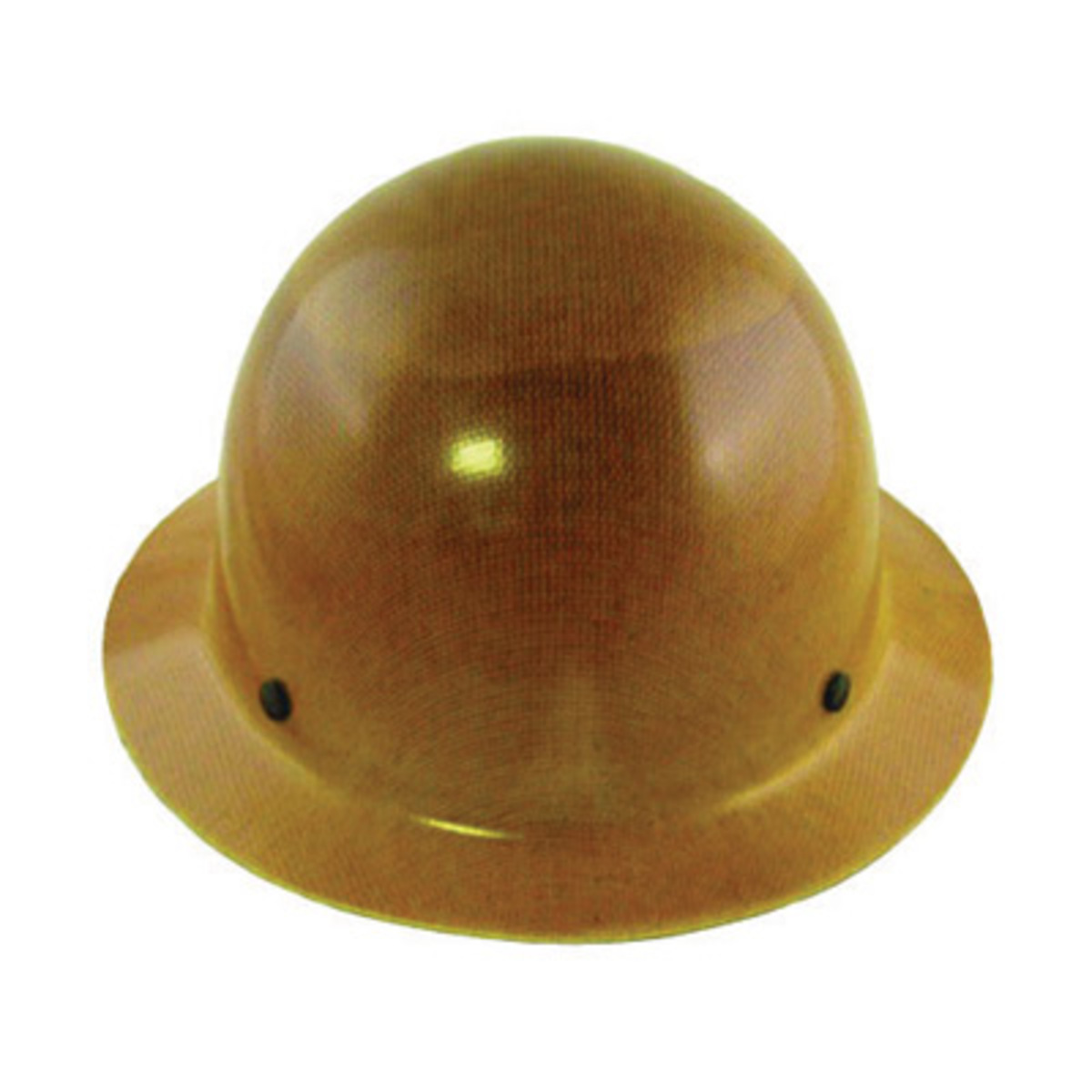 MSA Tan Skullgard® Phenolic Full Brim Hard Hat With Ratchet/4 Point Ratchet Suspension