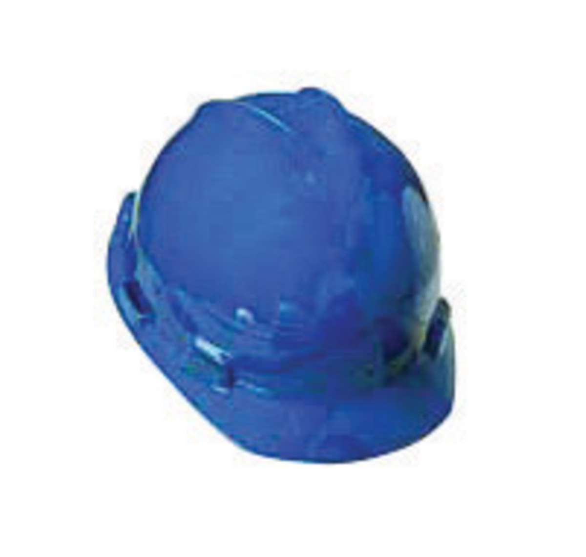 MSA Blue Polyethylene Cap Style Hard Hat With Ratchet/4 Point Ratchet Suspension