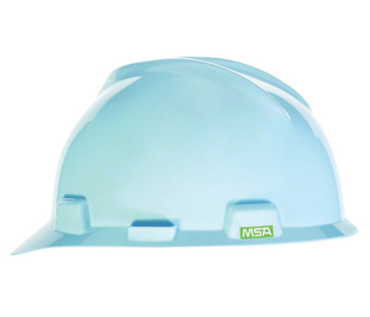 MSA Blue Polyethylene Cap Style Hard Hat With Ratchet/4 Point Ratchet Suspension