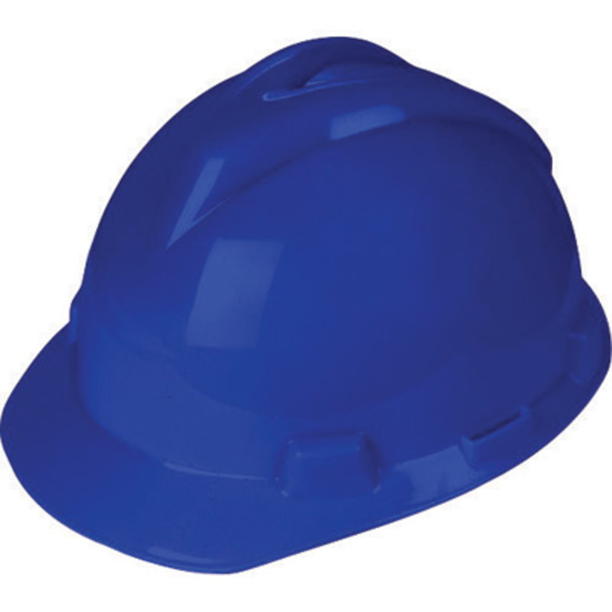 MSA Blue Polyethylene Cap Style Hard Hat With Ratchet/4 Point Ratchet Suspension