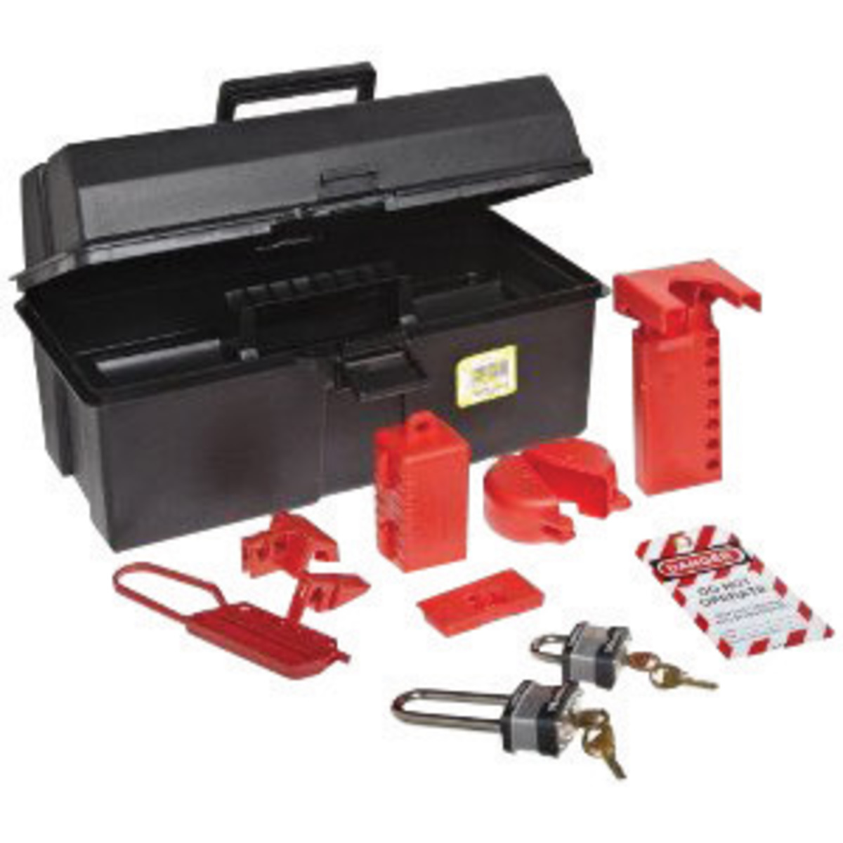 Honeywell Black Plastic Tagout Lockout Box Honeywell Black Plastic Tagout Lockout Box