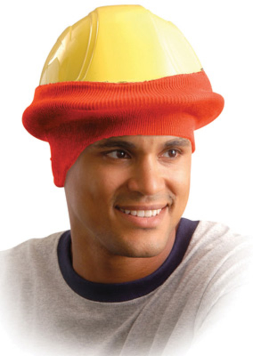 OccuNomix Hi-Viz Orange 100% Polyester Hot Rods® Classic Hard Hat Tube Liner