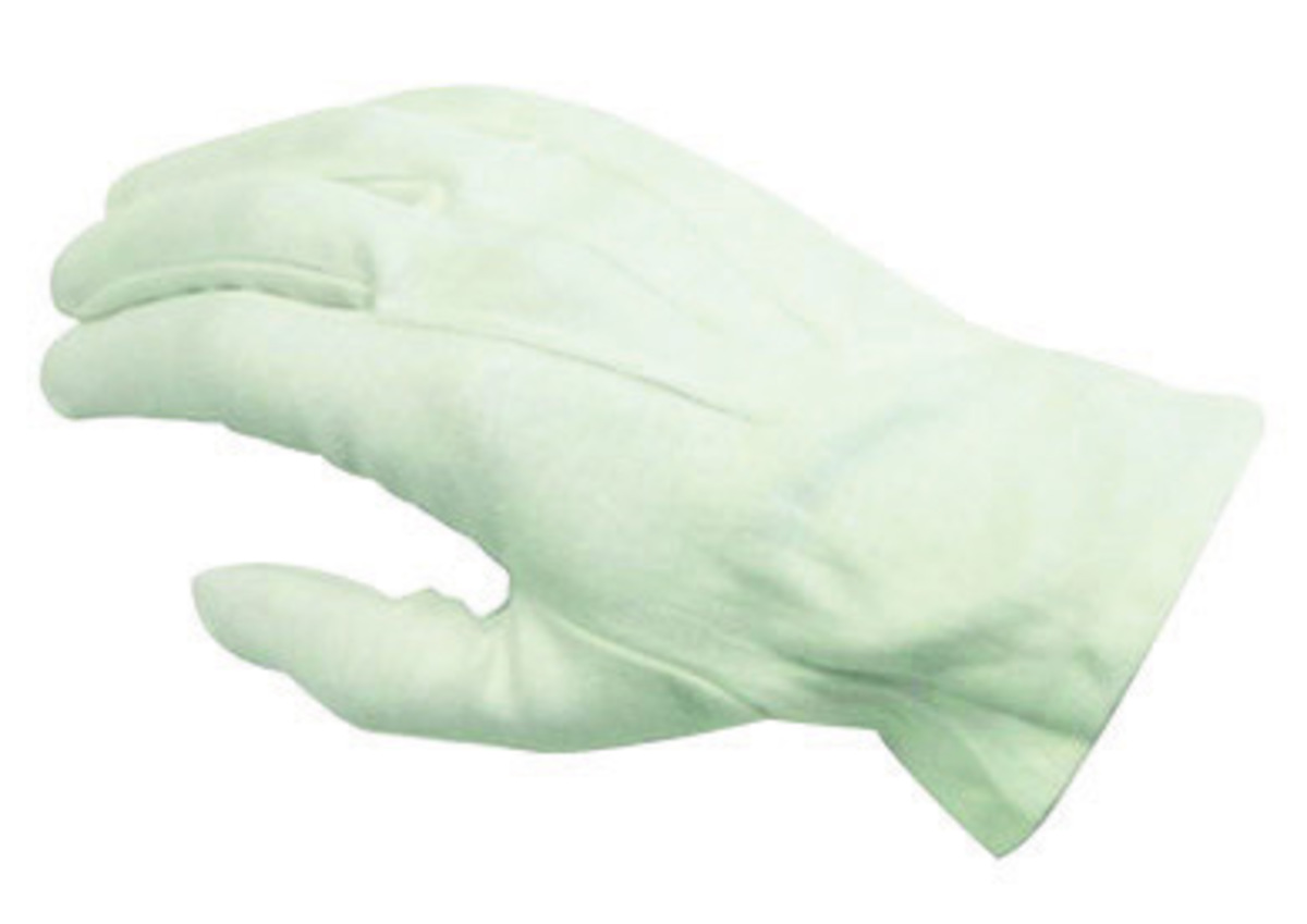 PIP® Large Cabaret™ Light Weight Cotton Inspection Gloves With Open Cuff