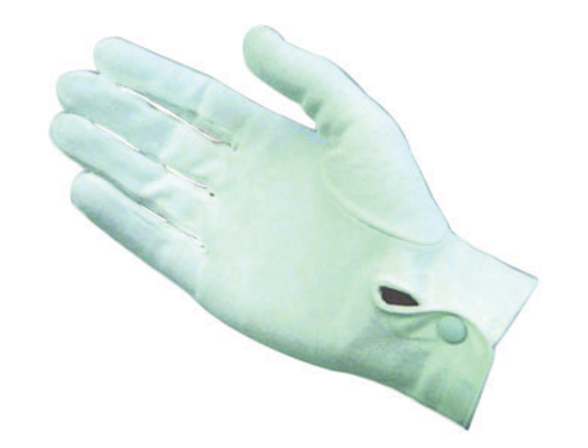 PIP® Large Cabaret™ Light Weight Cotton Inspection Gloves With Snap Cuff