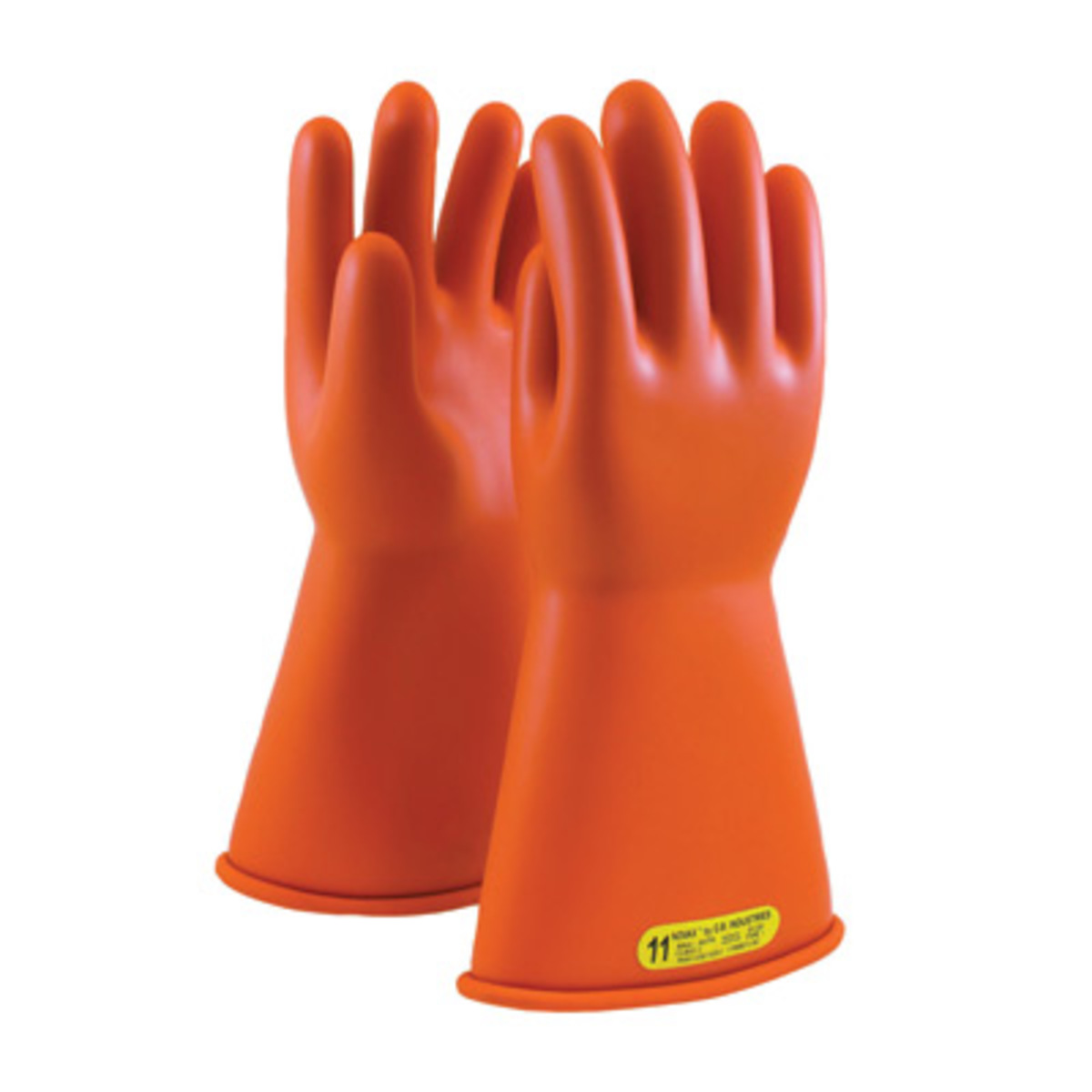 PIP Size 10 Orange Rubber Class 2 Linesmens Gloves PIP147-2-14/10 for sale online at autumn supply