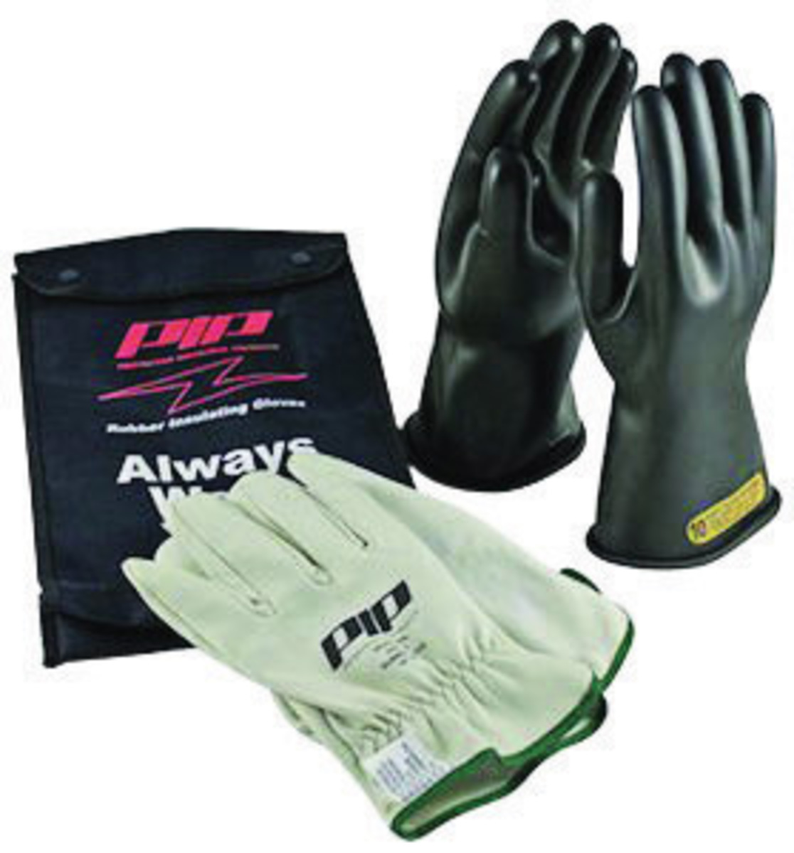 PIP® Size 11 Black Rubber Class 1 Linesmens Gloves