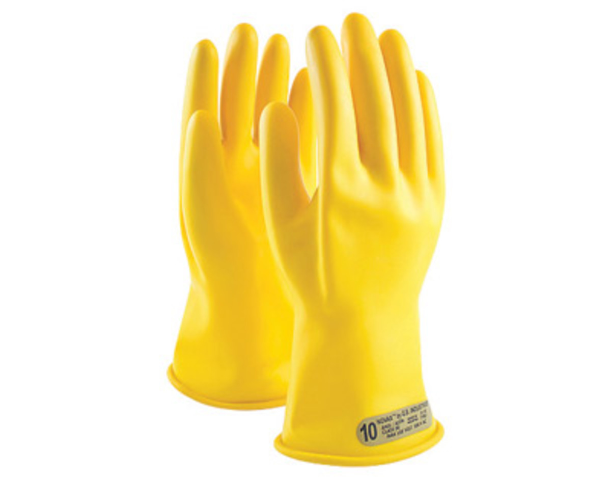 PIP Size 10 Yellow Rubber Class 00 Linesmens Gloves PIP170-00-14/10 for sale online at autumn supply