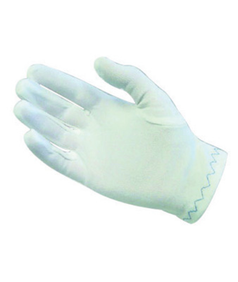 PIP® Large CleanTeam® Heavy Weight Nylon Inspection Gloves With Rolled Hem Cuff