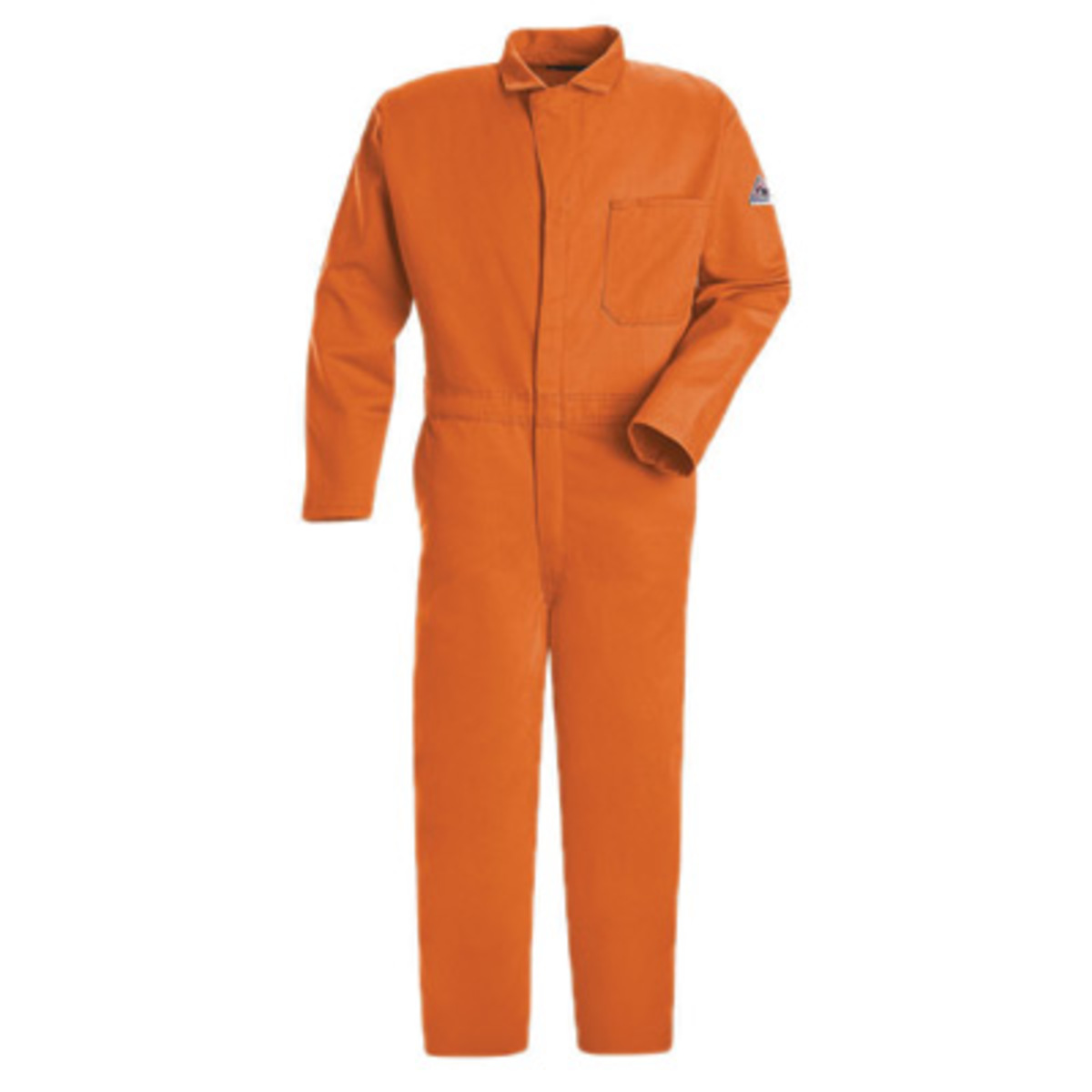 Bulwark® 68 Regular Orange EXCEL FR® Twill Cotton Flame Resistant Coveralls With Zipper Front Closure