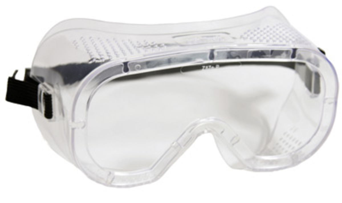 RADNOR® Direct Vent Dust Goggles With Clear Soft Frame And Clear Anti-Fog Lens (Bulk Packaging) (Availability restrictions apply