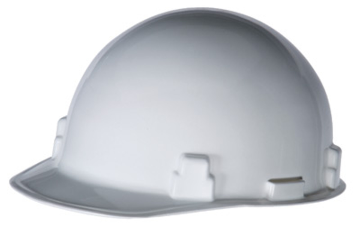 RADNOR White SmoothDome Hard Hat with 1Touch Suspension RAD64051010 for sale online at autumn supply