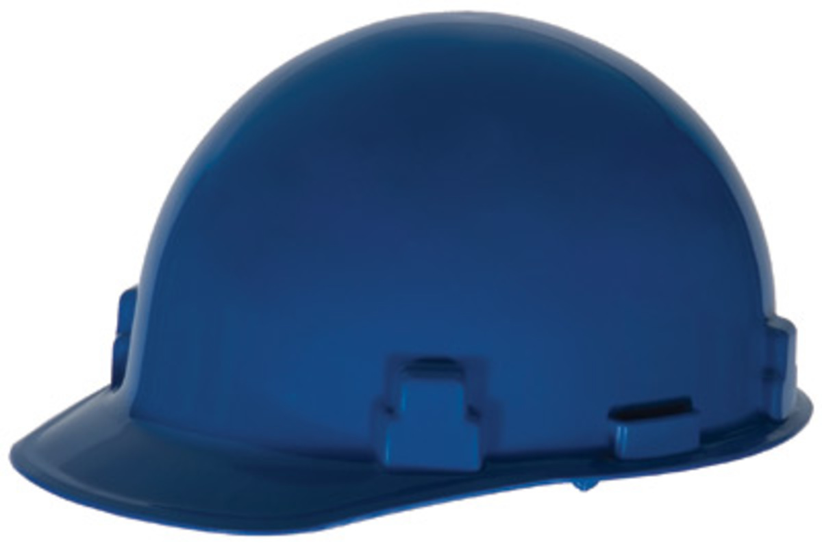 RADNOR Blue SmoothDome Polyethylene Cap Style Hard Ha RAD64051012 for sale online at autumn supply