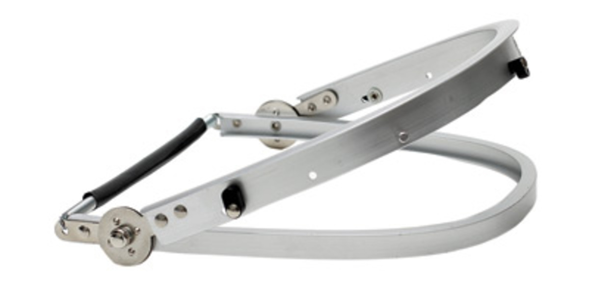 RADNOR® Aluminum Faceshield Mounting Brackets For Hard Caps (Availability restrictions apply.)