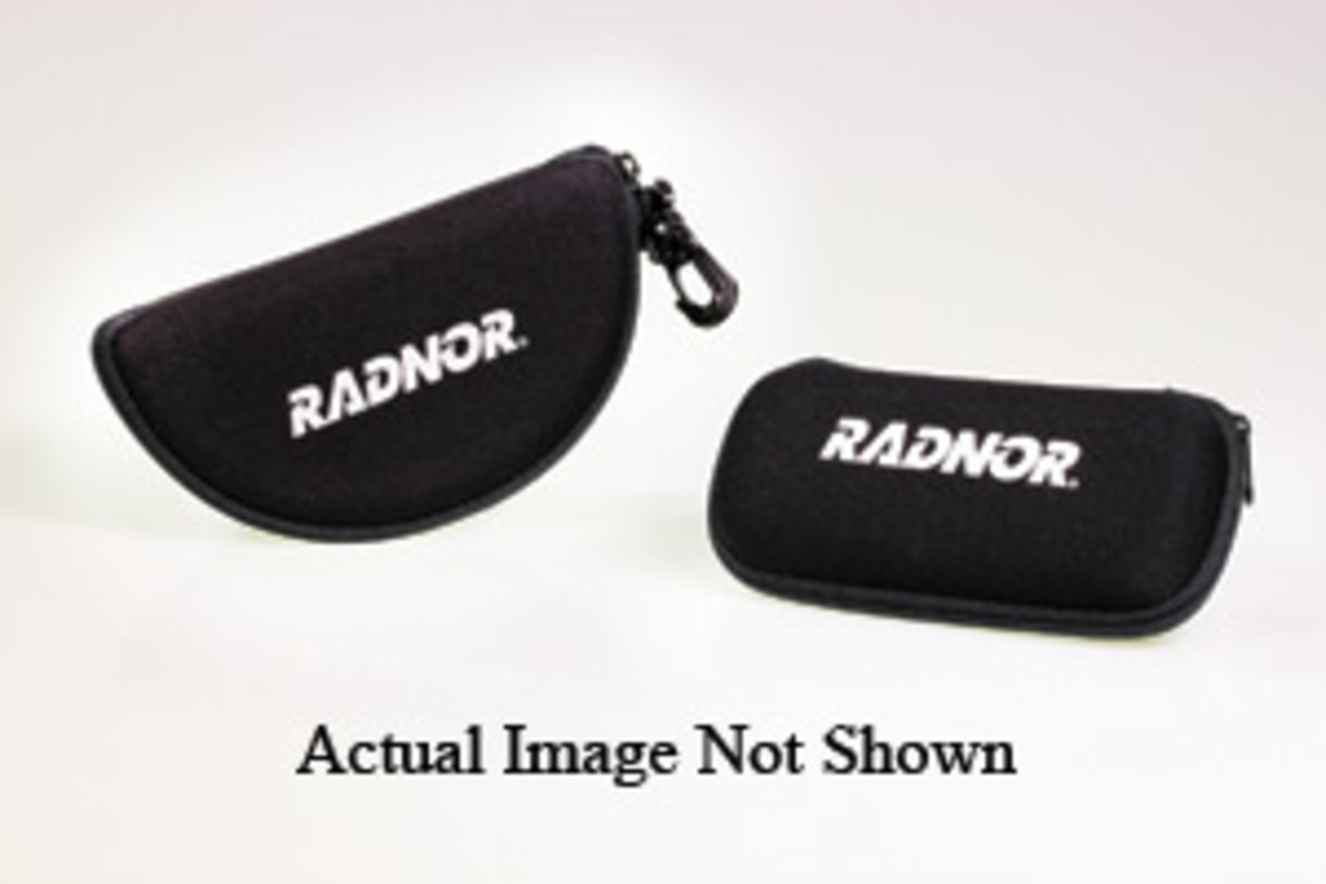 RADNOR® Black Eyewear Case With Zipper Closure And Belt Clip Attachment
