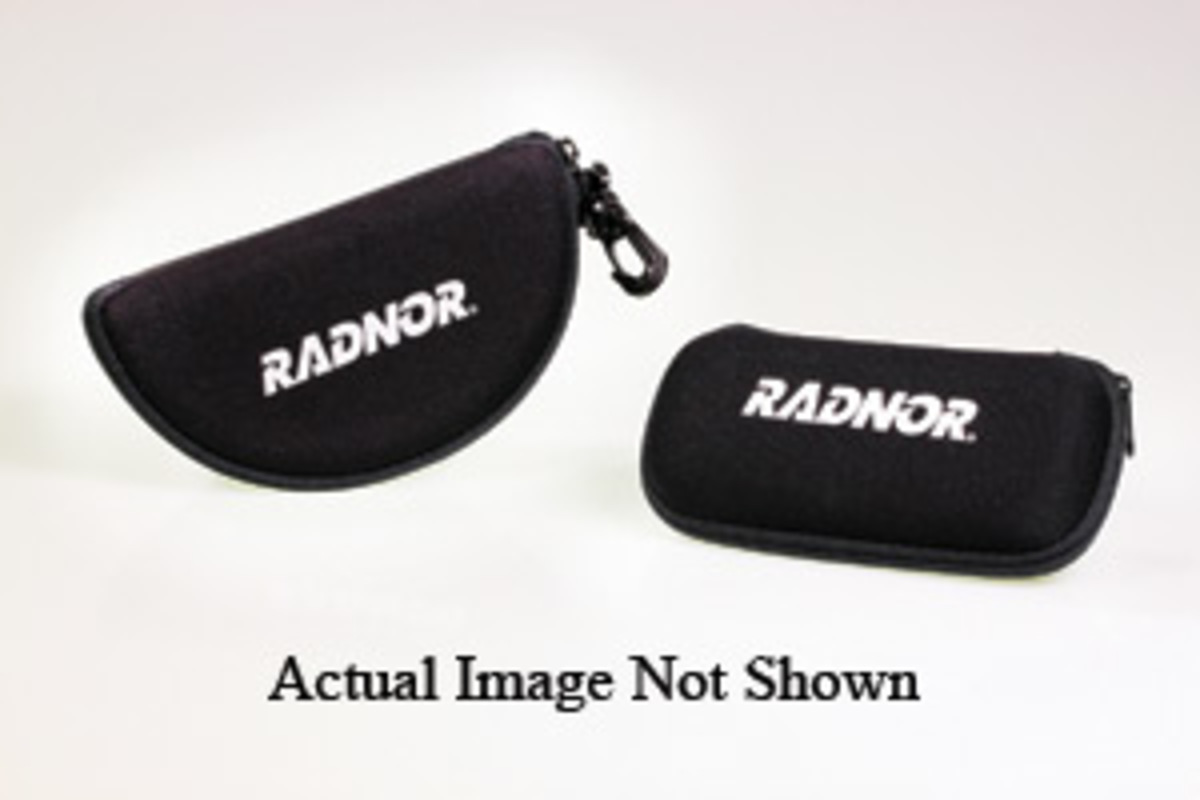 RADNOR Black Eyewear Case With Zipper Closure And Bel RAD64051451 for sale online at autumn supply
