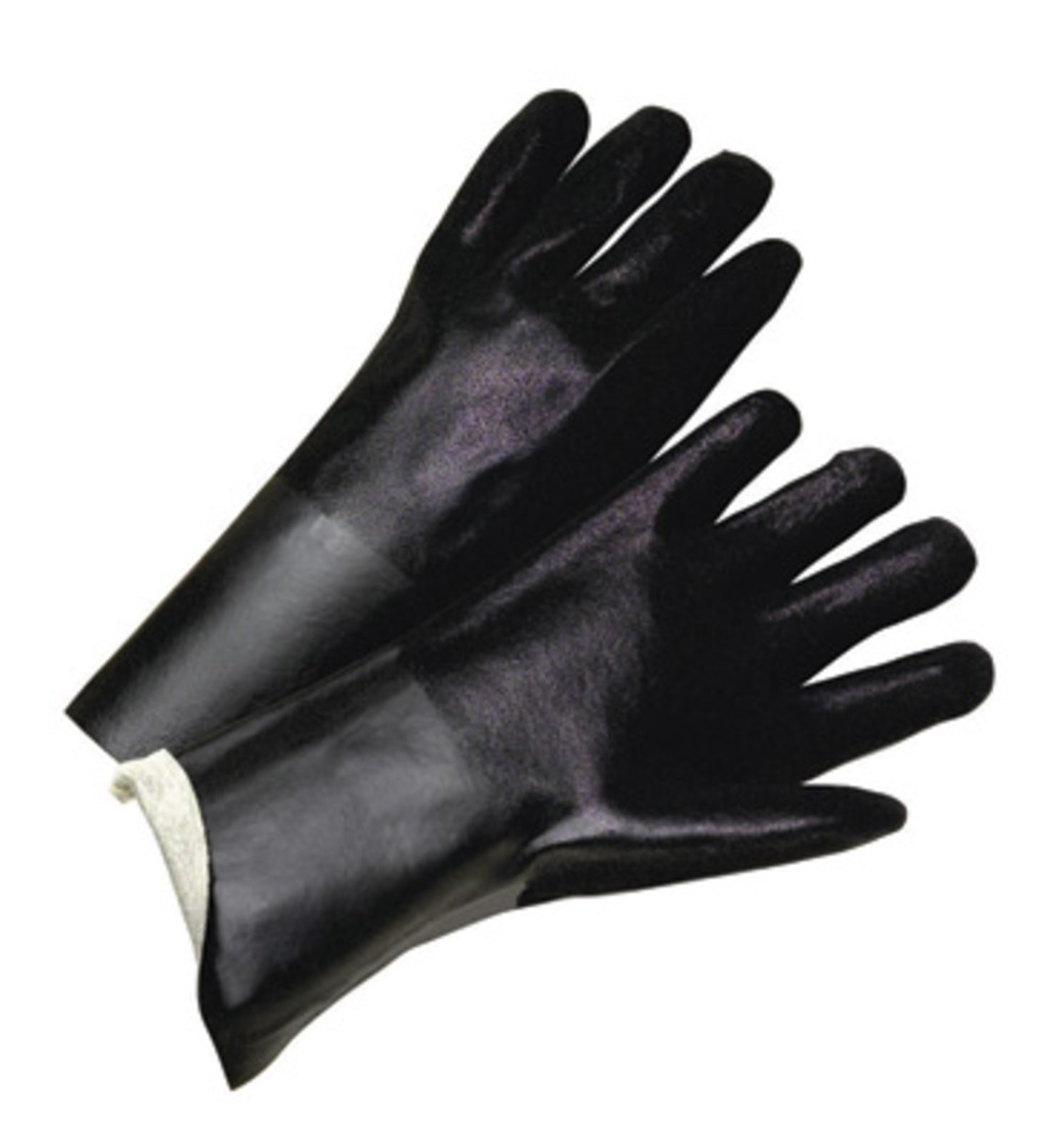 RADNOR® Large Black PVC Chemical Resistant Gloves