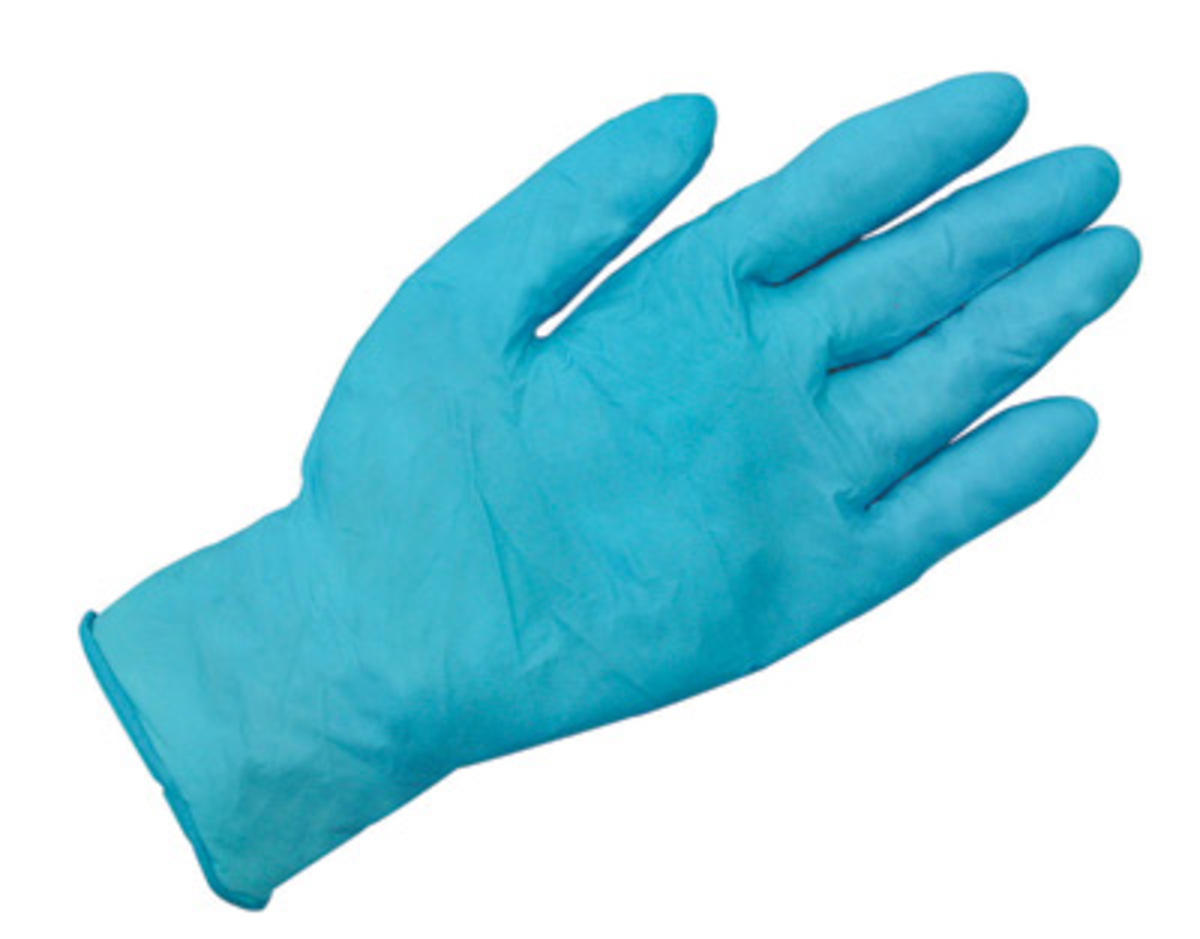 RADNOR® Small Blue 5 mil Nitrile Disposable Gloves (Availability restrictions apply.) RADNOR® Small Blue 5 mil Nitrile Disposable Gloves (Availability restrictions apply.)