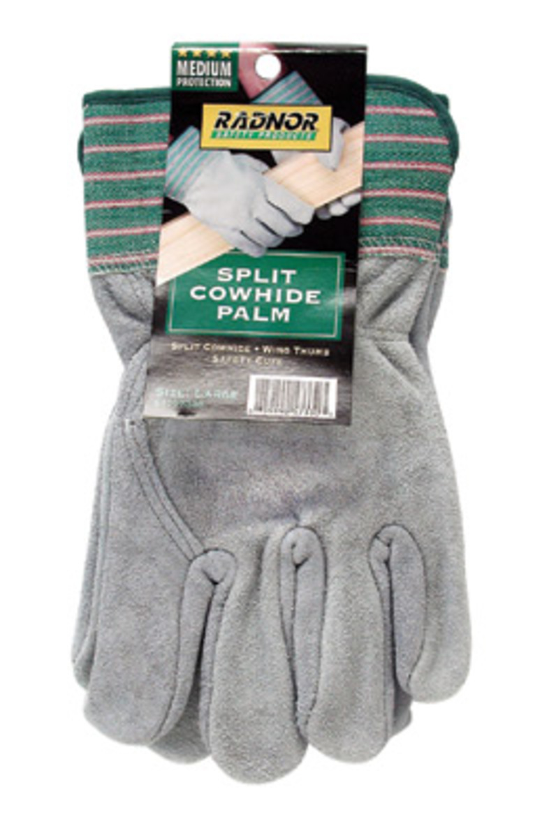 RADNOR Safety Gloves: Durable Leather, Enhanced Protection RAD64057330 for sale online at autumn supply