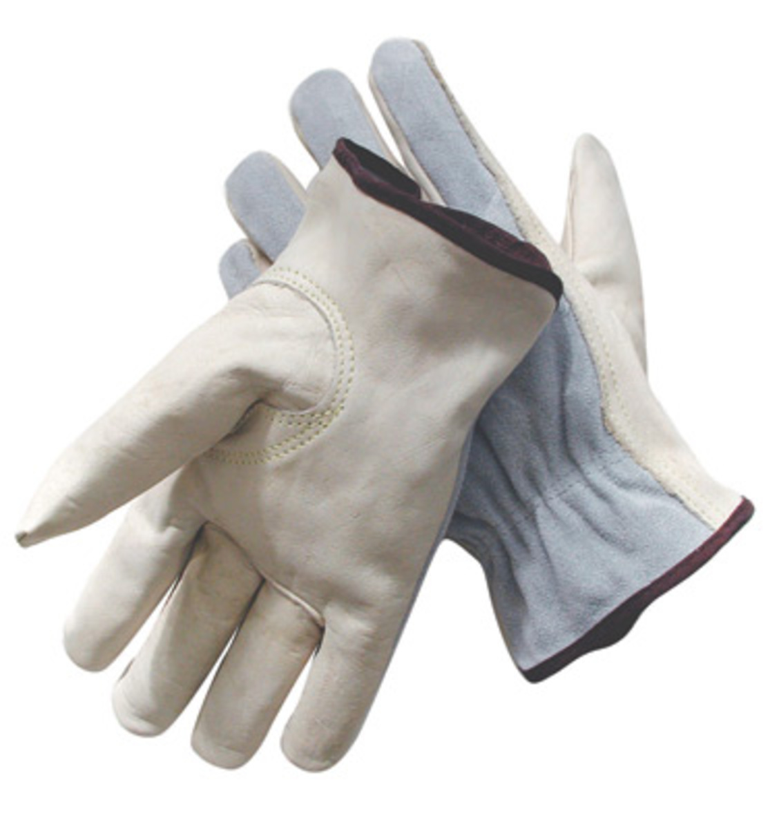 RADNOR® Large Natural Select Grain Split Cowhide Unlined Drivers Gloves