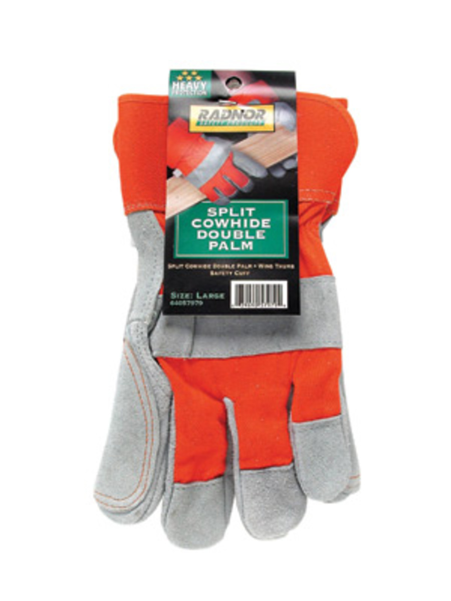 RADNOR Large Shoulder Split Leather Palm Gloves With RAD64057979 for sale online at autumn supply