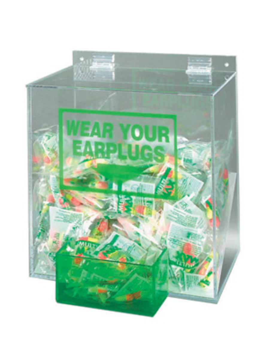 RADNOR® Acrylic Earplugs Dispenser (Earplugs Sold Separately)