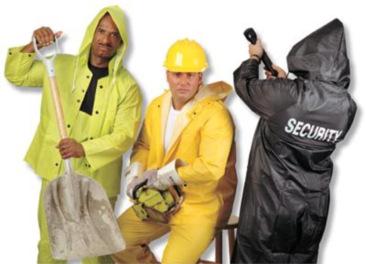 MCR Safety® Yellow Classic .35 mm Polyester And PVC Jacket With Attached Hood