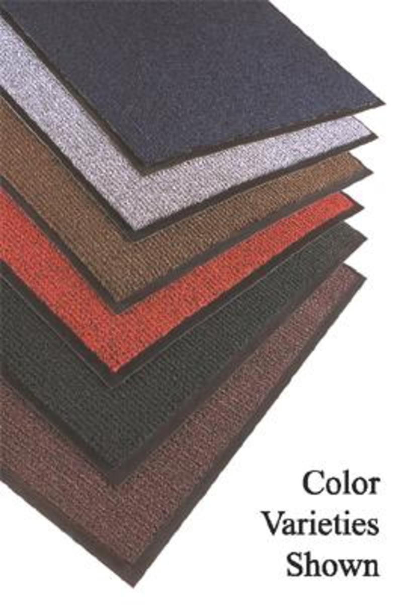 Superior Manufacturing 3' X 4' Charcoal High/Low Loop Pile Decalon® NoTrax® Estes® Indoor Entrance Anti-Fatigue Floor Mat