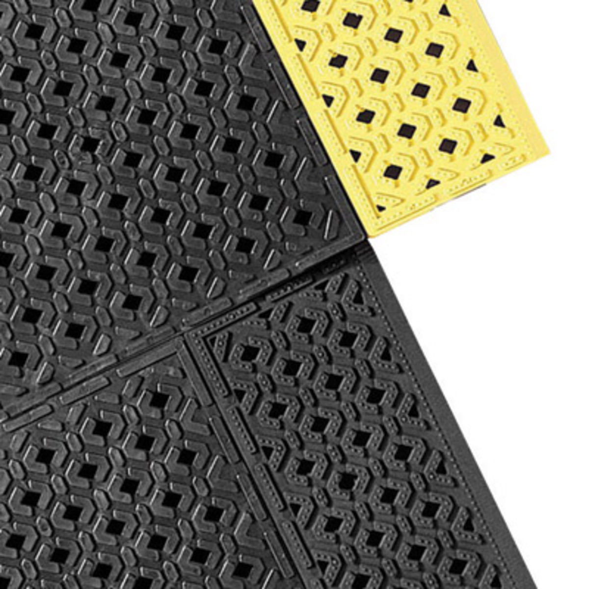 Superior Manufacturing 30 X 72 Black With Yellow Edge S57520S3072BY for sale online at autumn supply