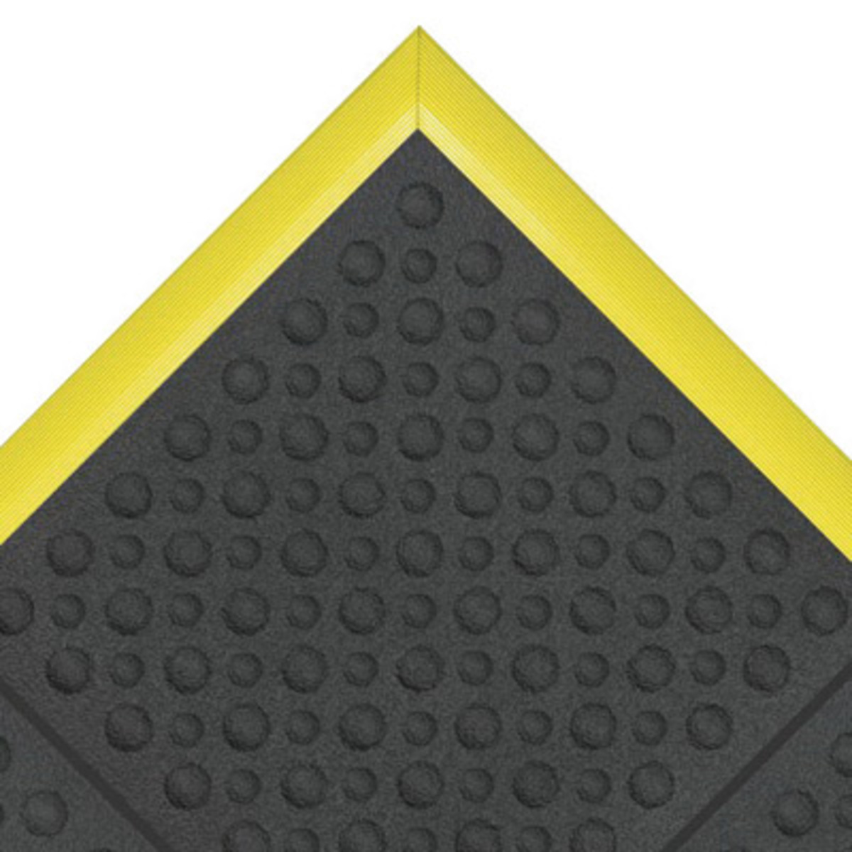 Superior Manufacturing 3' X 3' Black Nitrile Rubber NoTrax® Cushion-Ease® Anti-Fatigue Floor Mat