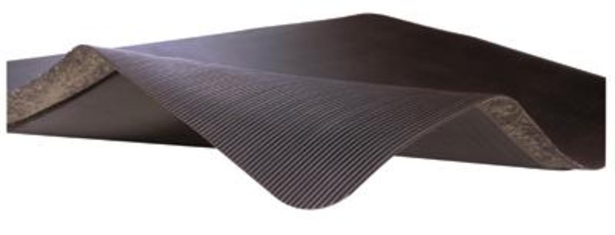 Superior Manufacturing 3' X 5' Black Vinyl NoTrax® Ergo Mat™ Grande™ Anti-Fatigue Floor Mat