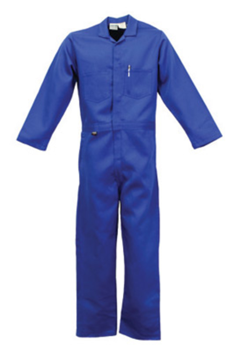 Stanco Safety Products™ Size 6X Royal Blue Indura® Arc Rated Flame Resistant Coveralls With Front Zipper Closure