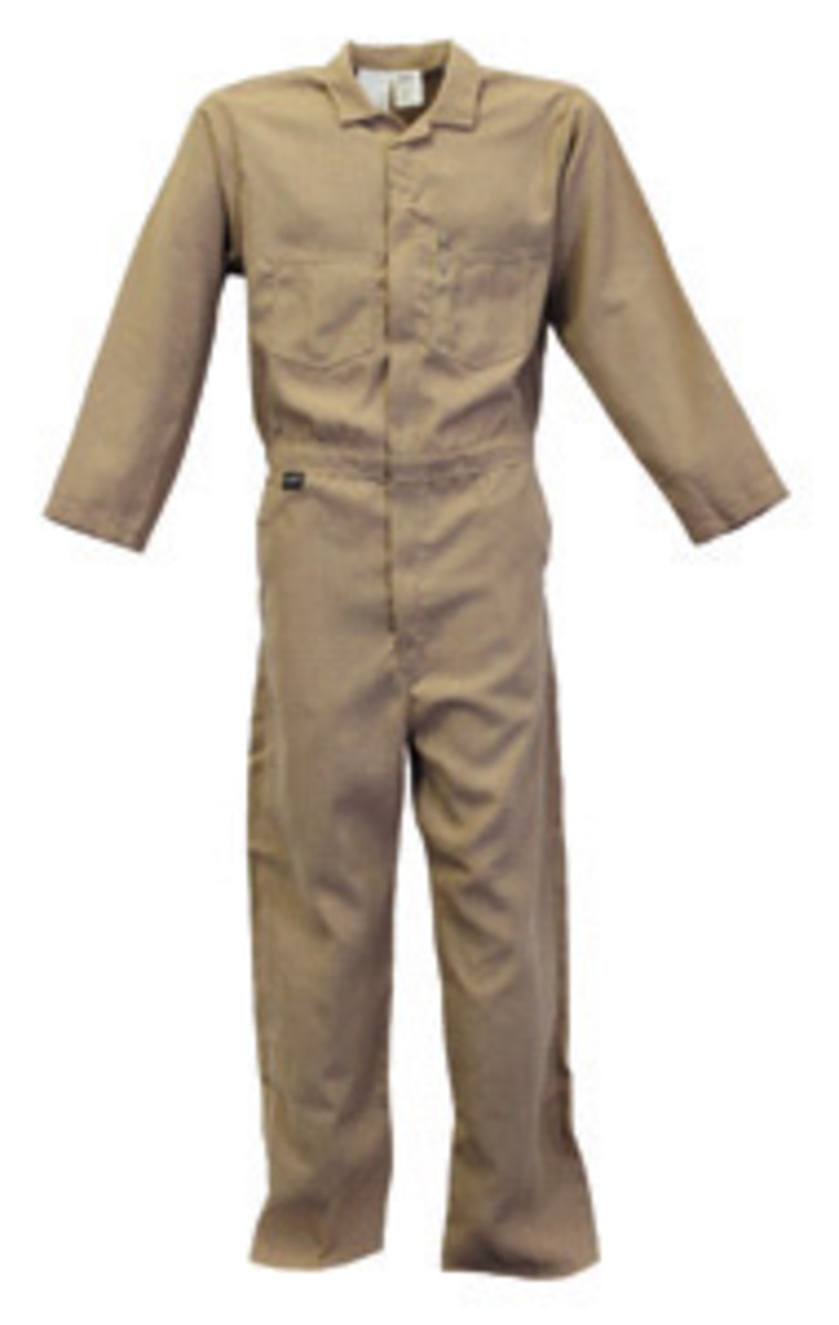 Stanco Safety Products™ 2X Tall Tan Nomex® IIIA Arc Rated Flame Resistant Coveralls With Front Zipper Closure And 1 (4.8 cal/sq-