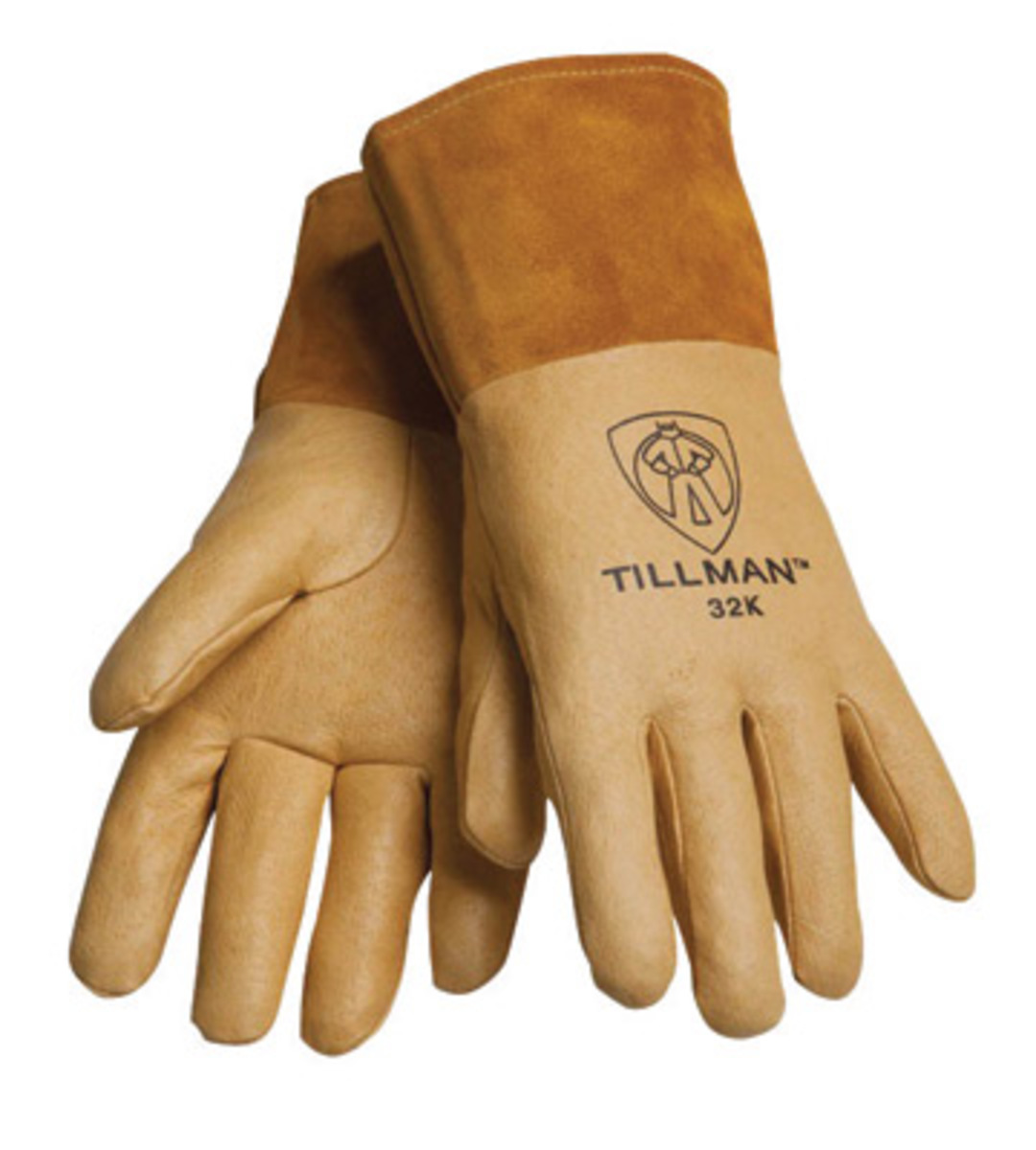 Tillman® Large Gold Pigskin Cut Resistant MIG Gloves