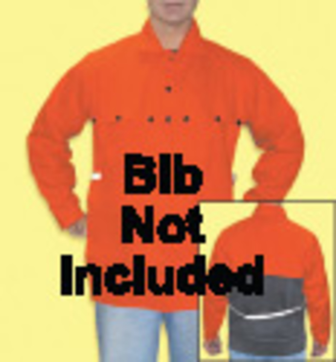 Tillman® 2X Orange Cotton Westex® FR-7A® Flame Resistant Cape Sleeve With Snap Closure (Bib Sold Separately)