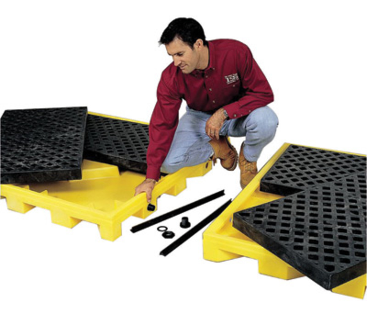 UltraTech 1 UltraSpill Decks Yellow Polyethylene Bulk U171073 for sale online at autumn supply