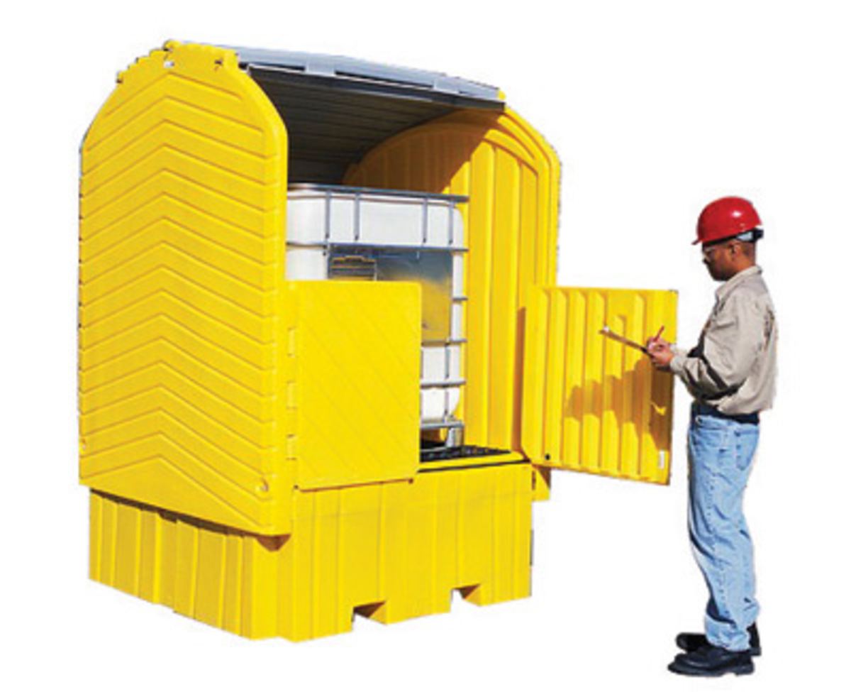 UltraTech 64 12 X 62 X 96 UltraIBC Hard Top Yellow Po U171162 for sale online at autumn supply