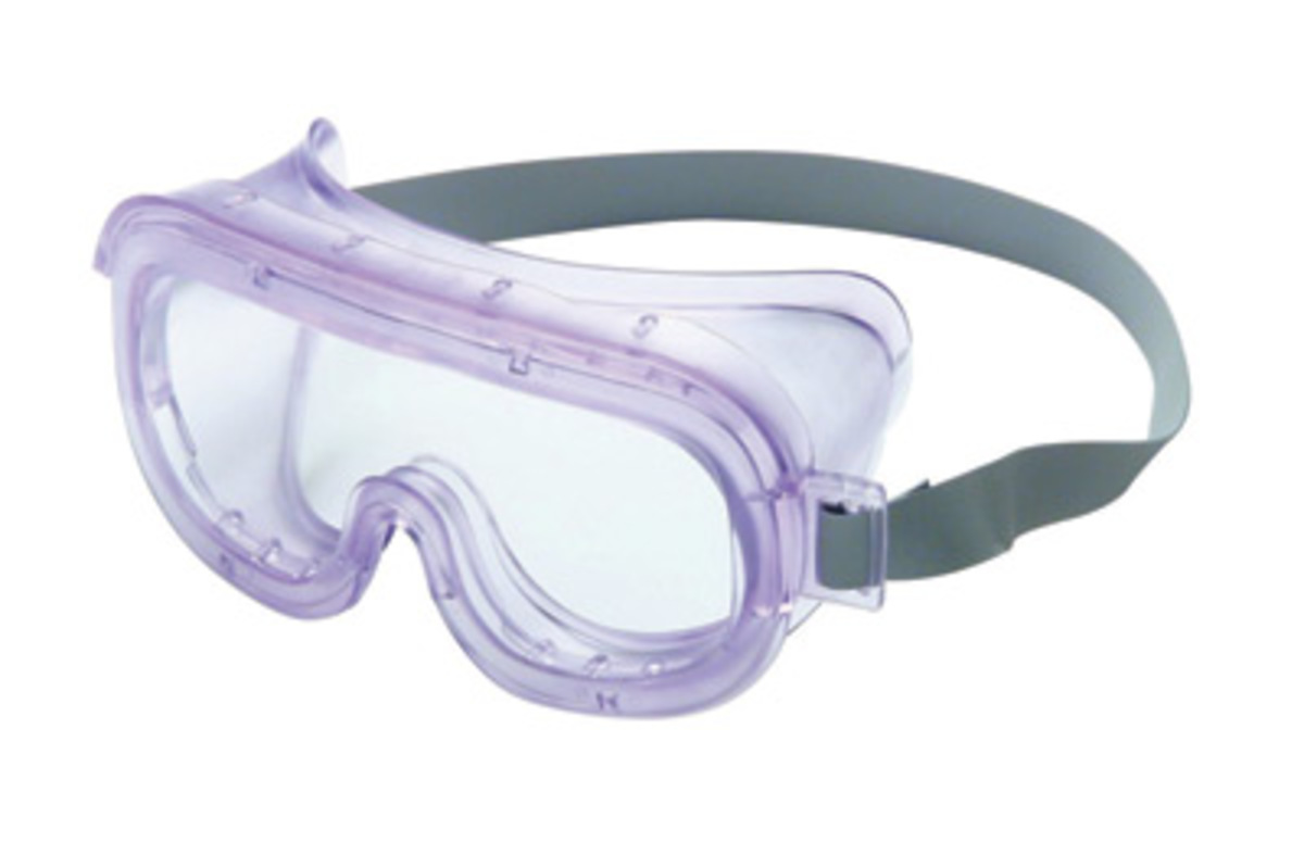 Honeywell Uvex Classic™ Indirect Vent Over The Glasses Dust Mist Chemical Splash Goggles With Clear Soft Hood Frame And Clear Uv