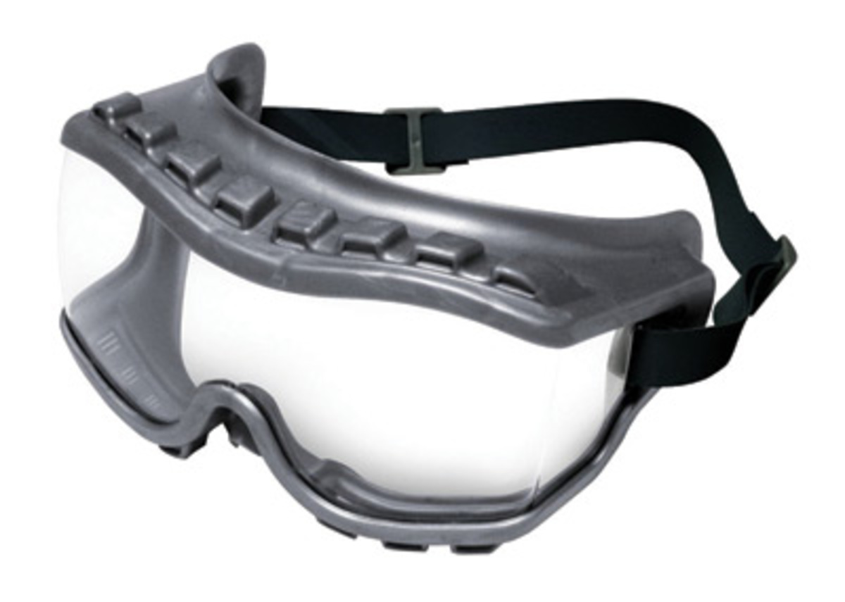 Honeywell Uvex Strategy® Indirect Vent Over The Glasses Chemical Splash Impact Goggles With Gray Frame, Clear Uvextra™ Anti-Fog