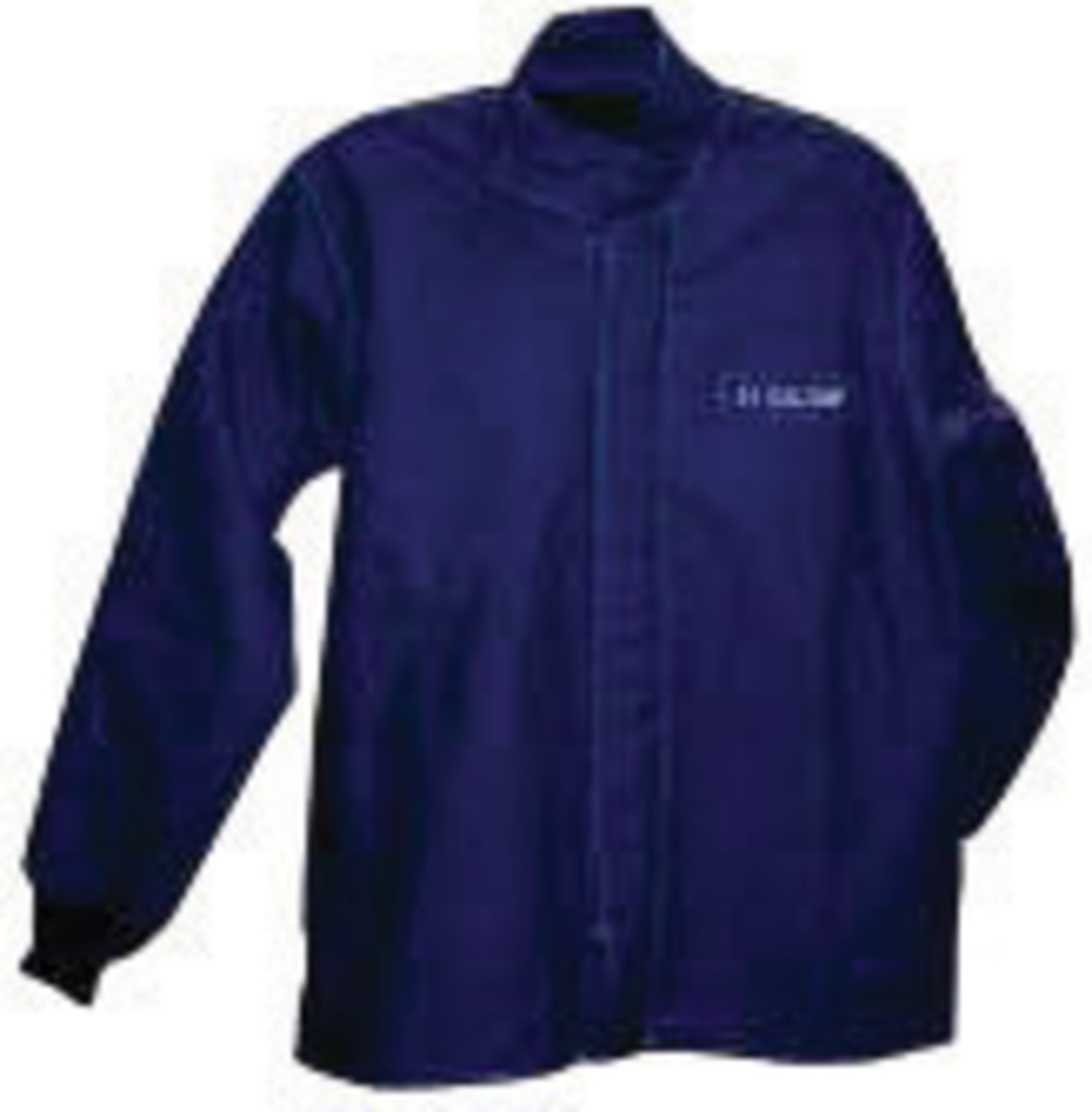 SALISBURY By Honeywell Large Royal Blue Cotton Flame Resistant Arc Flash Coat With Hook And Pile Storm Flap Over Front Zipper Cl