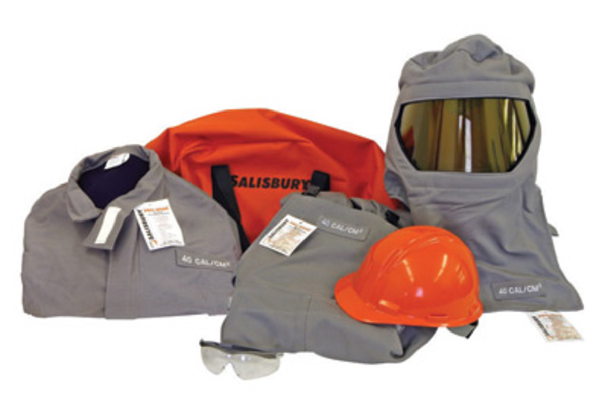 SALISBURY By Honeywell Medium Gray PRO-WEAR® Level 4 Flame Resistant Arc Flash Personal Protection Equipment Kit SALISBURY By Honeywell Medium Gray PRO-WEAR® Level 4 Flame Resistant Arc Flash Personal Protection Equipment Kit