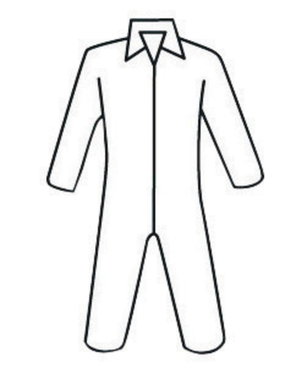 PIP® X-Large White Posi-wear® BA™ Polypropylene Disposable Coveralls (Availability restrictions apply.)