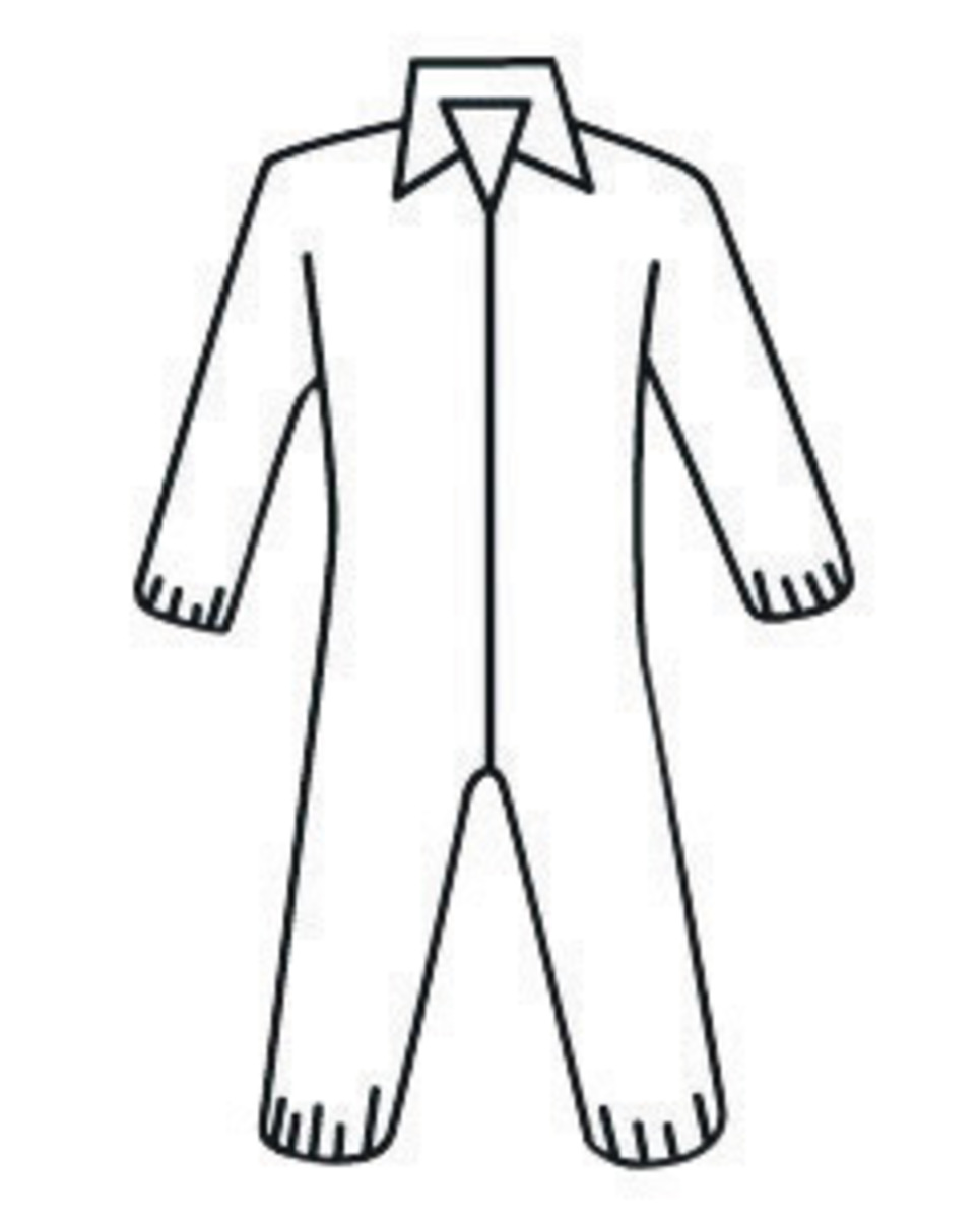 PIP® 3X White Posi-wear® BA™ Polypropylene Disposable Coveralls (Availability restrictions apply.)