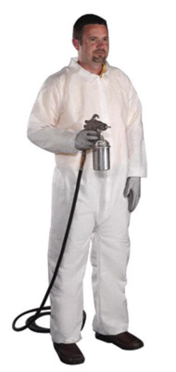 PIP® 5X White SSMS Polypropylene Disposable Coveralls (Availability restrictions apply.)