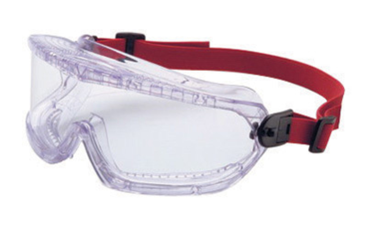 Honeywell Uvex V-Maxx® Indirect Vent Chemical Splash Over The Glasses Goggles With Clear Wrap Around Frame And Clear Uvextra® An